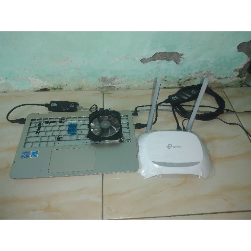 Jual wifi voucher mikrotik x86 plus router tp link siap pakai (rakitan