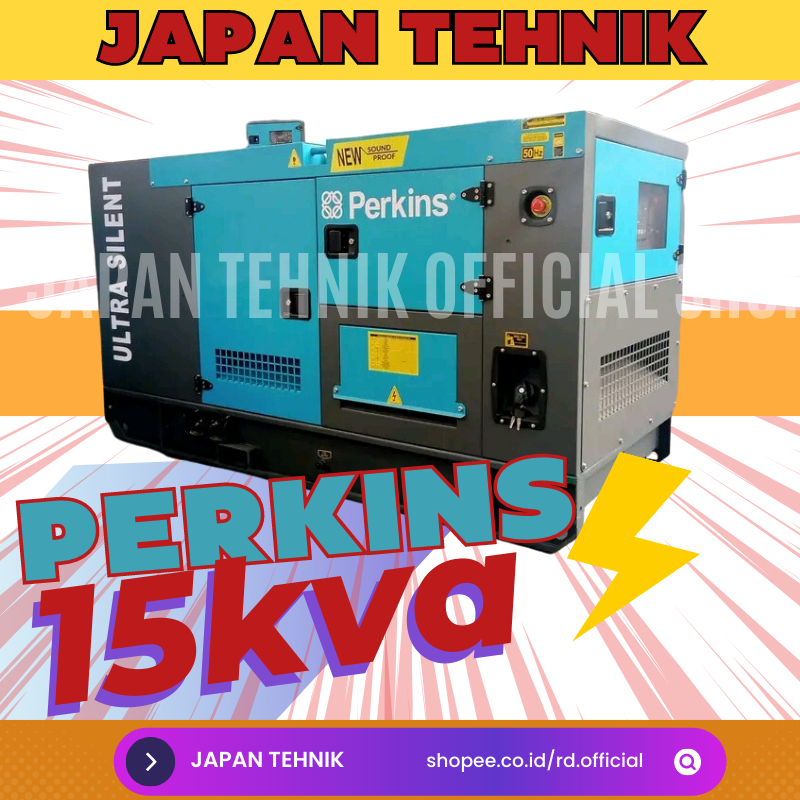 Jual Genset 15 kva Perkins - Genset Silent Diesel - Genset Listrik ...