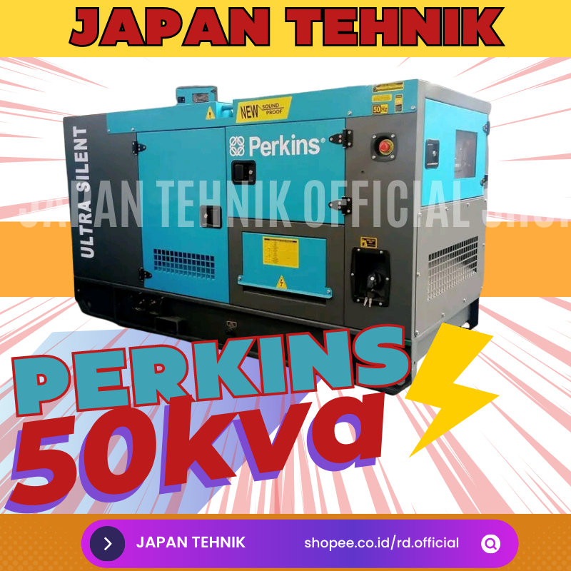 Jual Genset 50 Kva Perkins Genset Silent Diesel Genset Solar Silent Japan Tehnik Shopee 7622