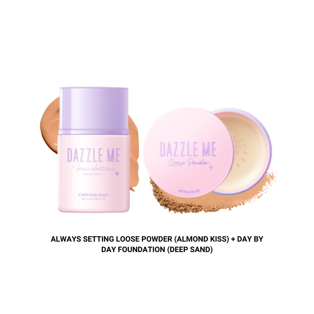 Jual DAZZLE ME DAZZL1NG Hot Select 2 in 1 Face Base Makeup Set Face