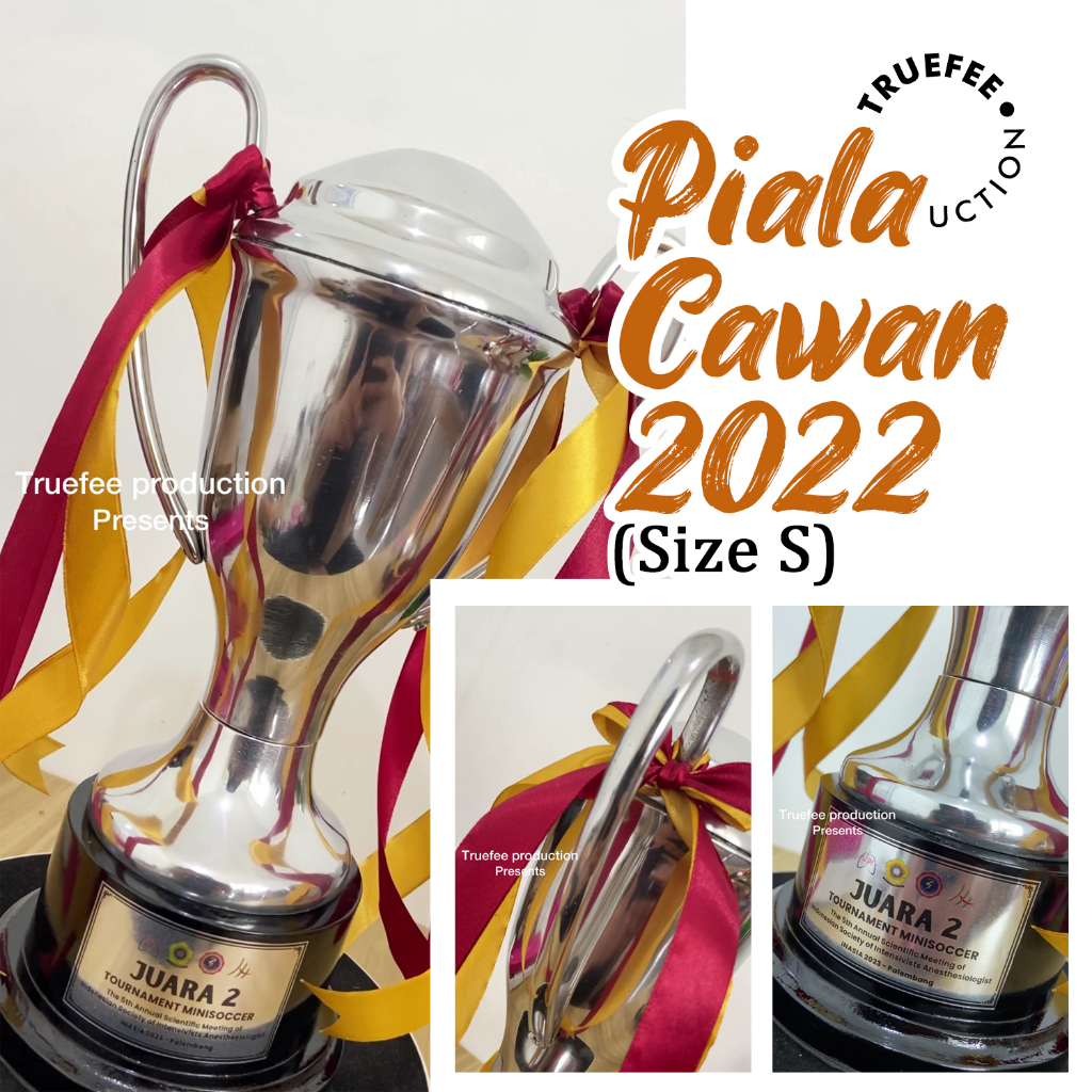Jual PIALA LOGAM ALUMUNIUM CAWAN 2022 SIZE S CHAMPIONS CUP TROPHY TROPI ...