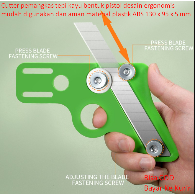 Jual Cutter pemangkas tepi kayu bentuk pistol desain ergonomis mudah ...