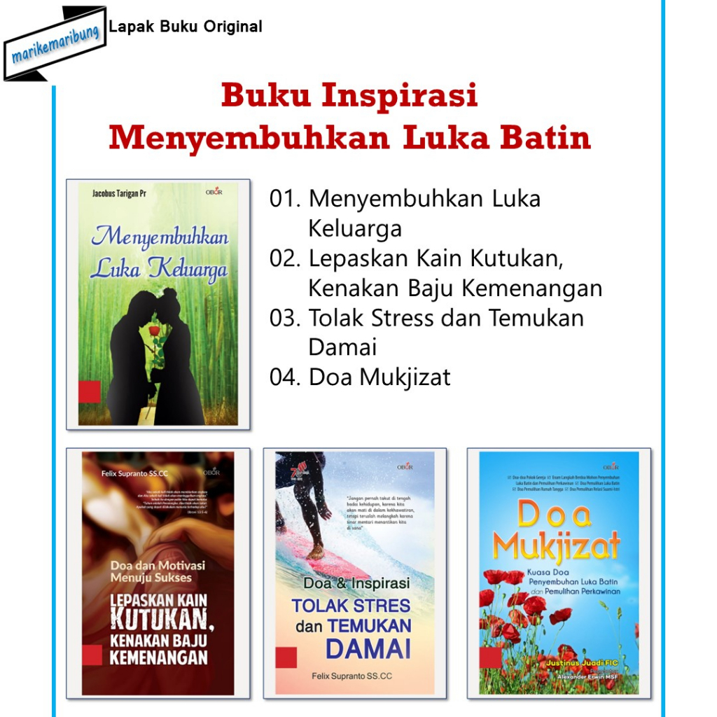 Jual Buku Inspirasi Menyembuhkan Luka Batin | Shopee Indonesia