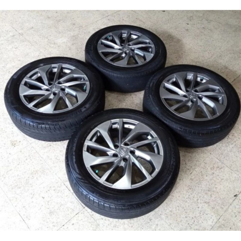 Jual Velg Nissan Xtrail Bekas R18 Pcd 5x114 Ban 225 60 18 Dunlop Shopee Indonesia