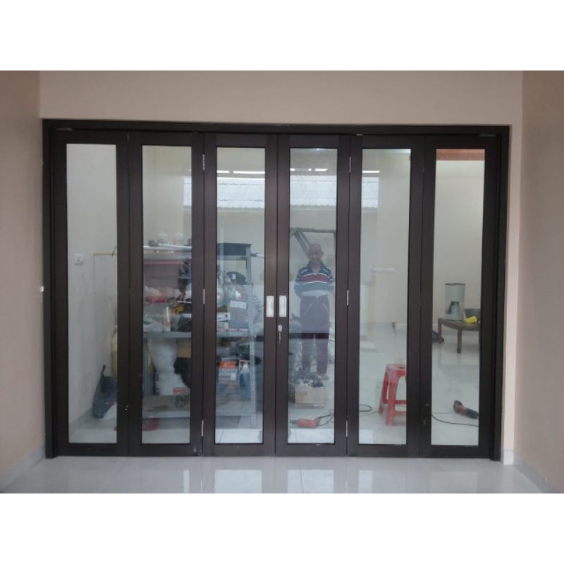 Jual Pintu Lipat Aluminium Pintu Garasi Pintu Taman Pintu Lipat Minimalis Shopee Indonesia