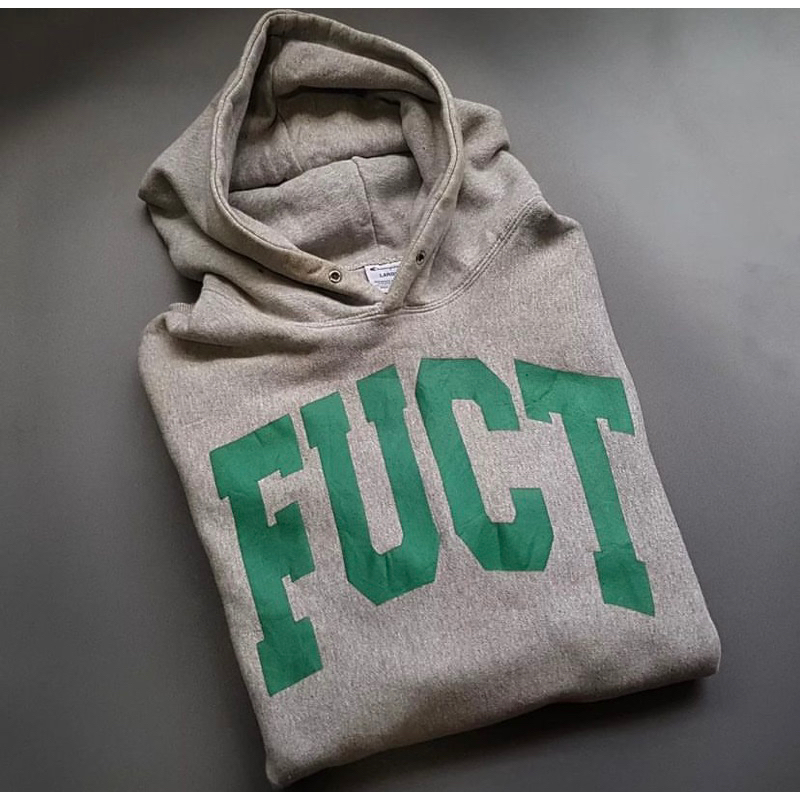 Jual FUCT X CHAMPION PULLOVER HOODIE VTG GREY Shopee Indonesia