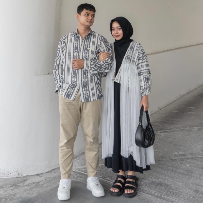 Jual Baju Tenun Couple Baju Tenun Baju Etnik Couple Couple