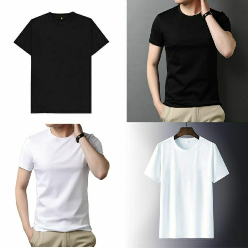 Jual Kaos Polos Cotton Combed 24s /Kaos Oblong Unisex /Kaos Lengan ...