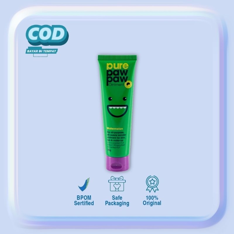 Jual Pure Paw Paw Ointment Lip Balm 25 gr Pawpaw Original Strawberry