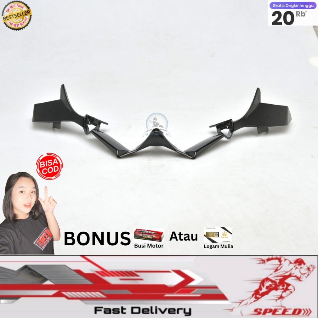 Jual TERMURAH Winglet Yamaha R15 V3 Model GP Variasi Motor Bahan Abs ...