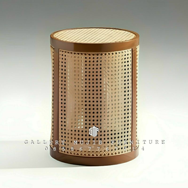 Jual Stool Rotan Minimalis Stool Rattan miniko Kayu Jati keranjang ...