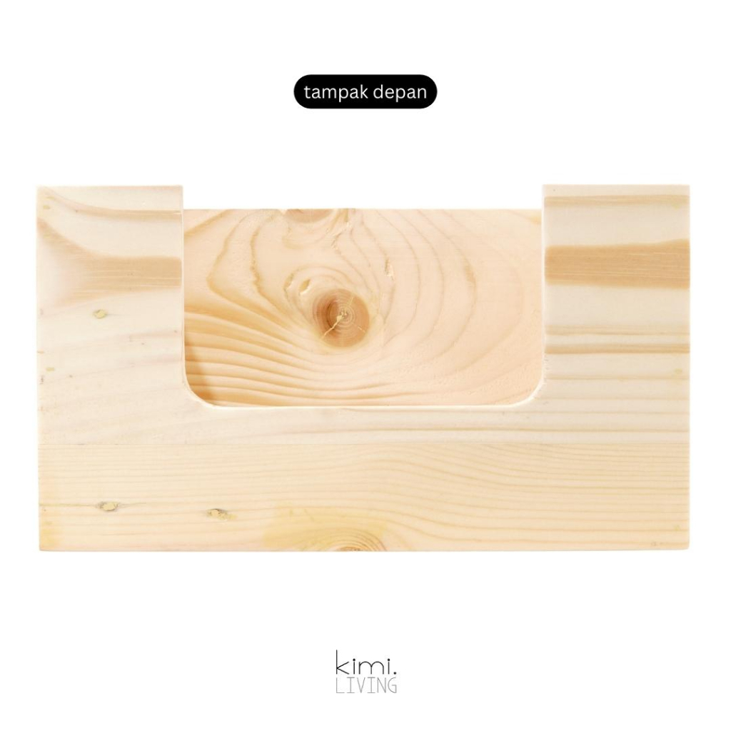 Jual KIMI LIVING - JION Big WOODEN Storage BOX dengan HANDLE ...