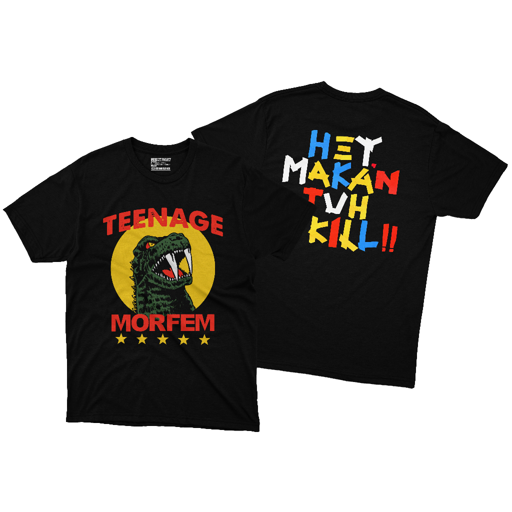 Jual T-shirt TEENAGE DEATH STAR x MORFEM - HEY MAKAN TUH SKILL | Kaos ...