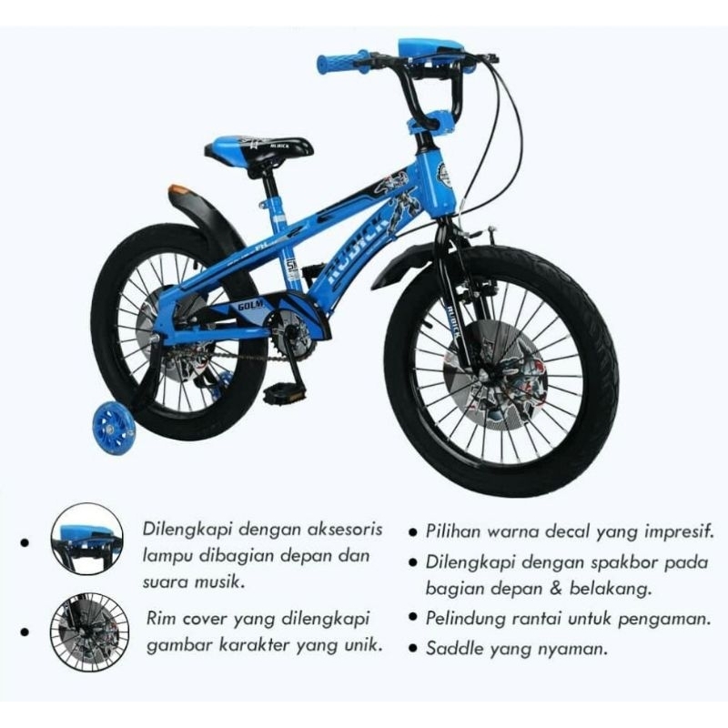 Jual Sepeda Anak Laki BMX RUBICK KIDS GOLM Ukuran 16, 18inch | Shopee ...