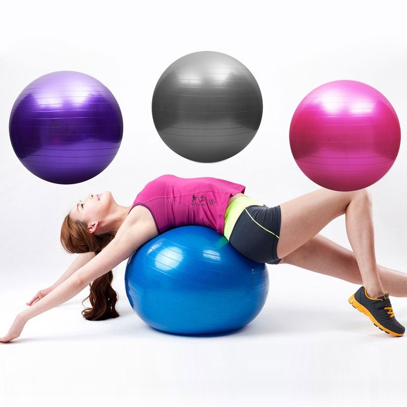 Jual Gymball Fitness Bola Yoga Alat Olahraga Gym Ball 55cm 65cm 75cm