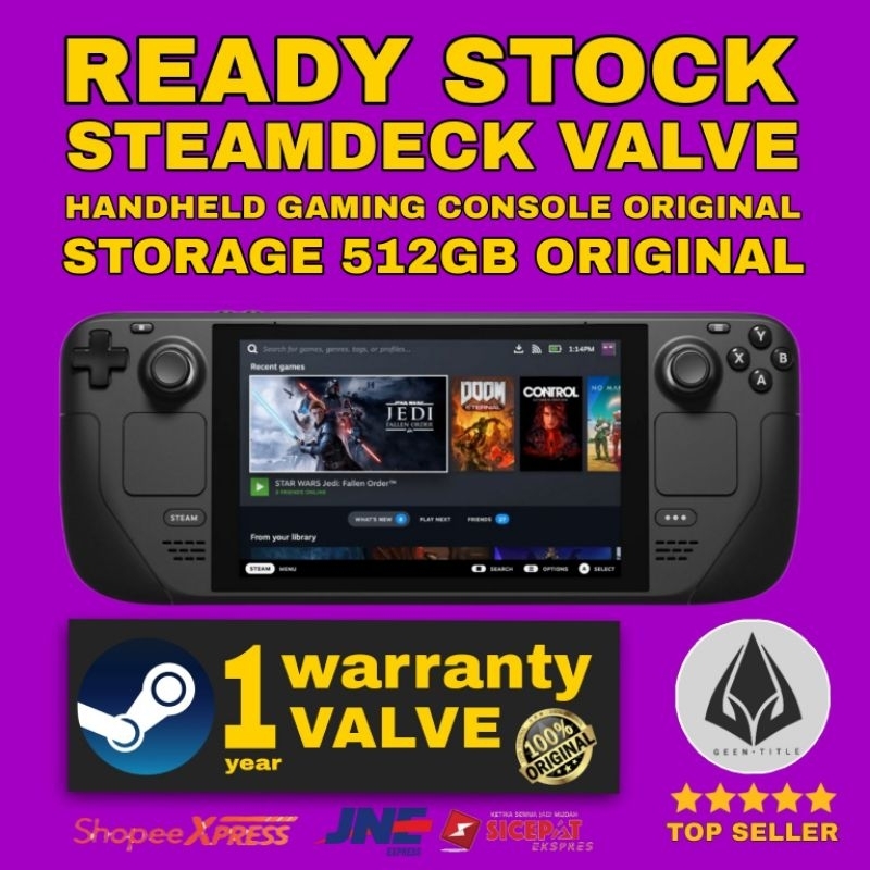 Jual STEAM DECK VALVE HANDHELD GAMING CONSOLE PC ORIGINAL Shopee Indonesia