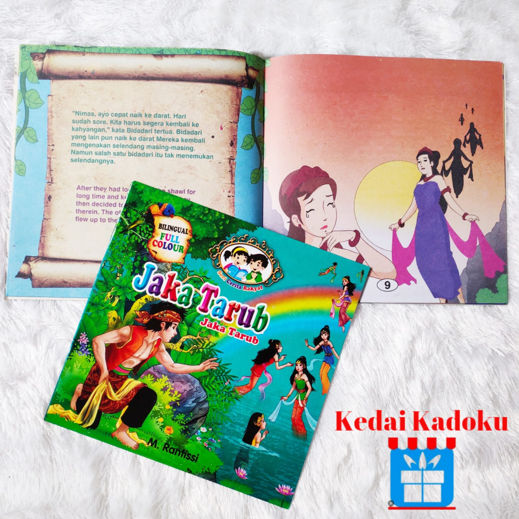 Jual Buku Cerita Rakyat Nusantara Jaka Tarub Bergambar Billingual