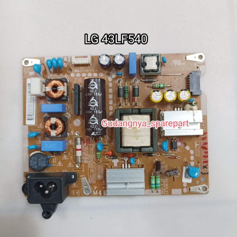 Jual PSU REGULATOR TV LED LG 43LF540T 43LF540 MESIN TV POWER SUPLAY ...