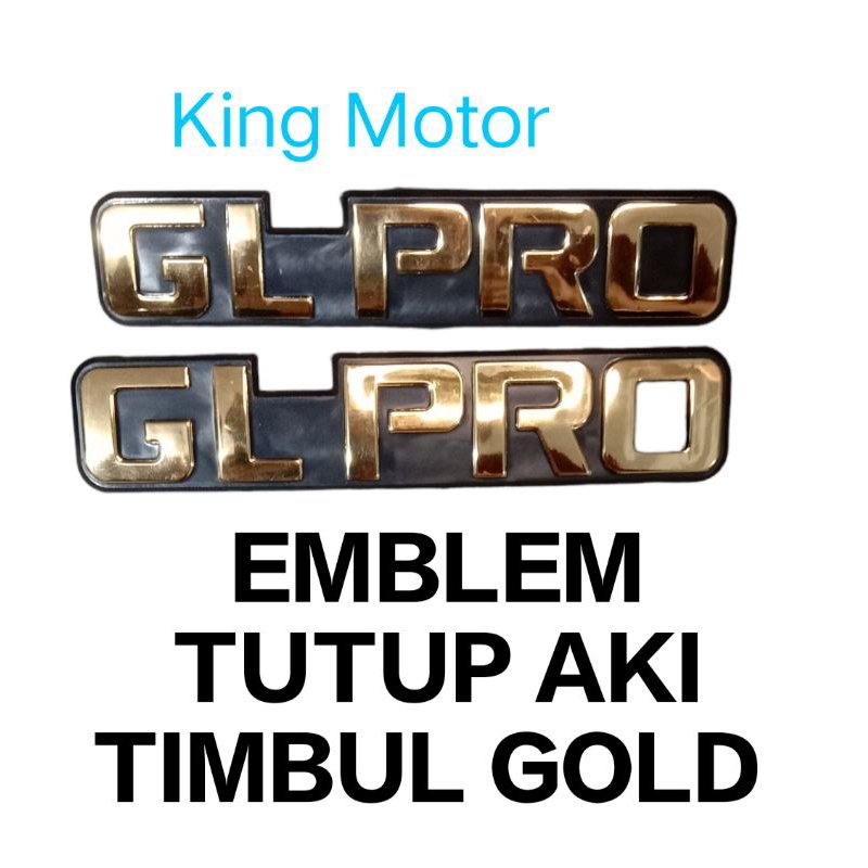 Jual Emblem Box Aki Logo Box Aki Honda Gl Pro Kualitas Super Shopee