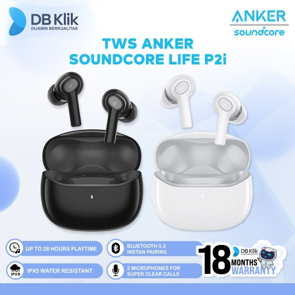 Jual TWS Anker Soundcore Life P2i - True Wireless Earbuds Anker A3991 ...