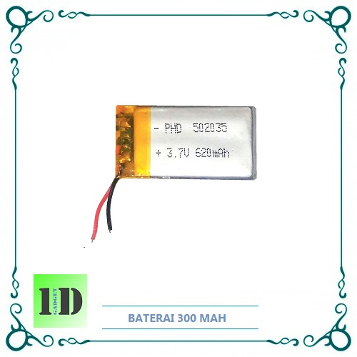 Jual Baterai Lithium Polymer 300mah Baterai 3.7V dengan Protection