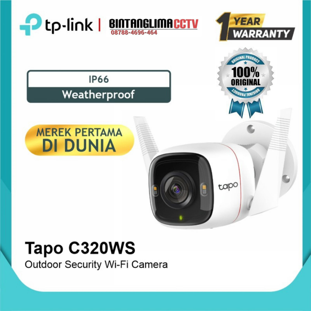 Jual TP-LINK Tapo C320WS Outdoor Security Wi-Fi Camera | Shopee Indonesia