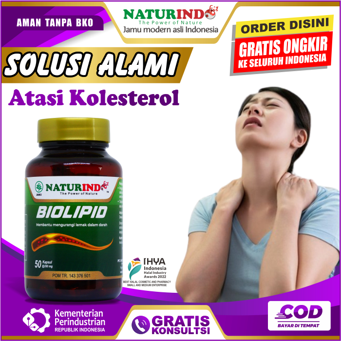 Jual BIOLIPID OBAT KOLESTEROL KOLESTROL DAN DARAH TINGGI HERBAL ...