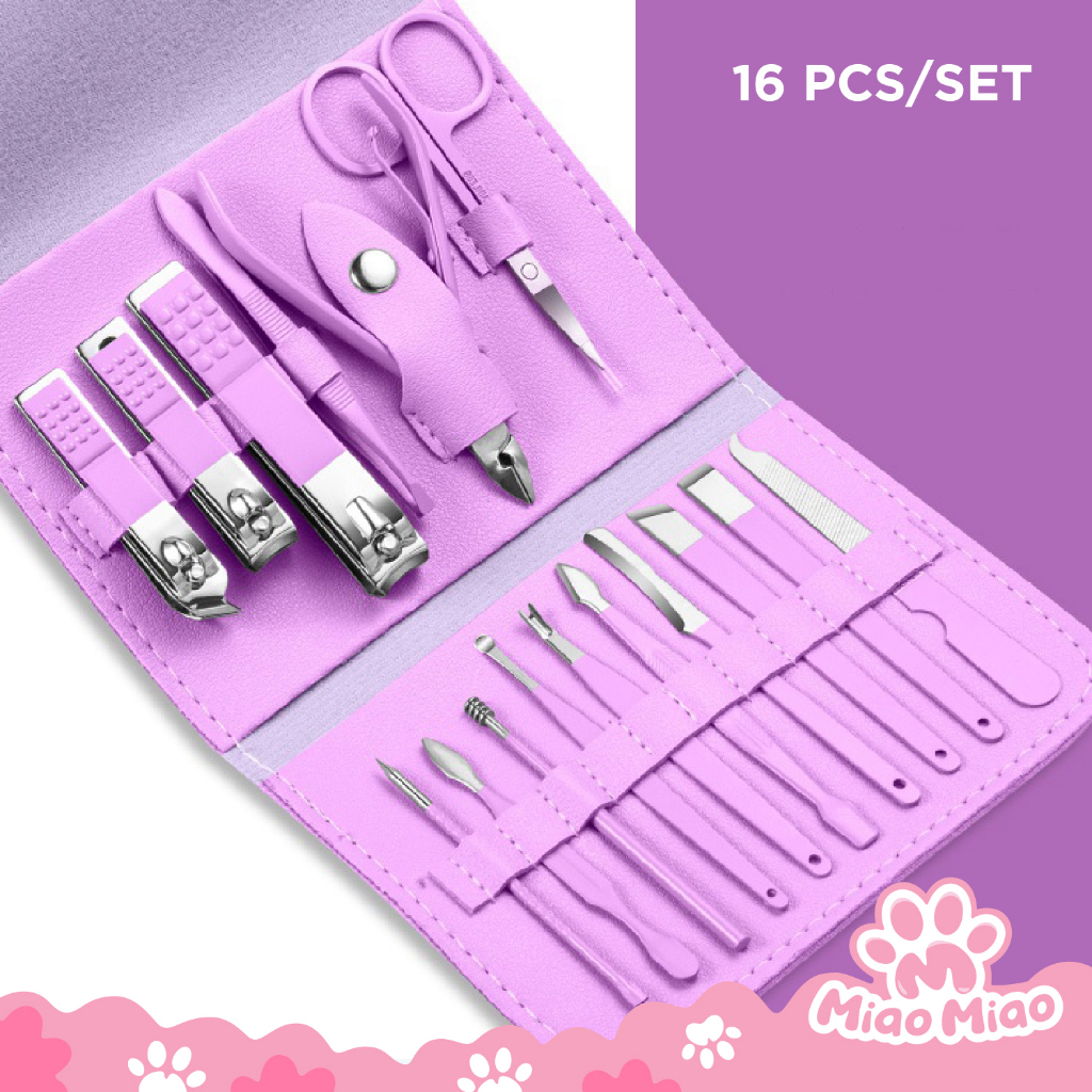 Jual Gunting Kuku Premium Set 19 In 1 Manicure Set 19 In 1 Perawatan ...