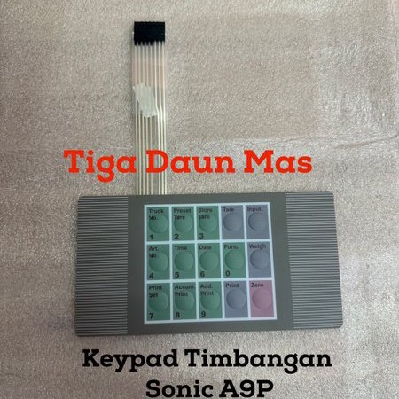 Jual Keypad Timbangan Digital Sonic A9P Sparepart Keypad Timbangan ...