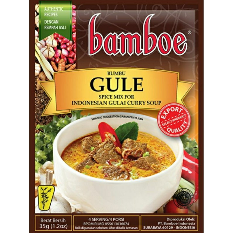 Jual Bamboe Bumbu Masakan Rendang / Rawon / Gule / Nasi Goreng / Tom ...
