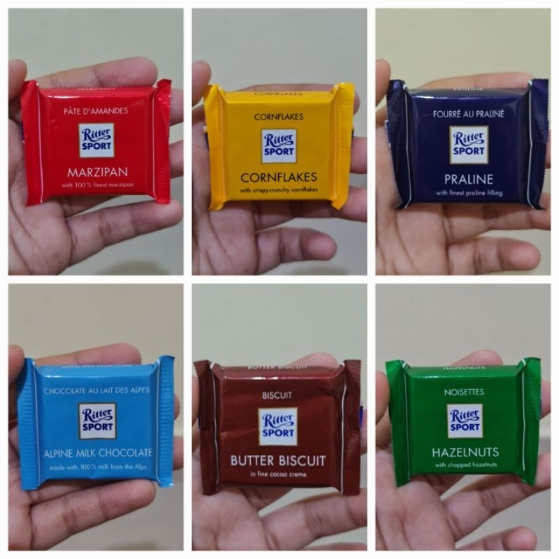 Jual Ritter Sport Mini - Coklat Ritter Sport 17gr - Ritter Sport all ...