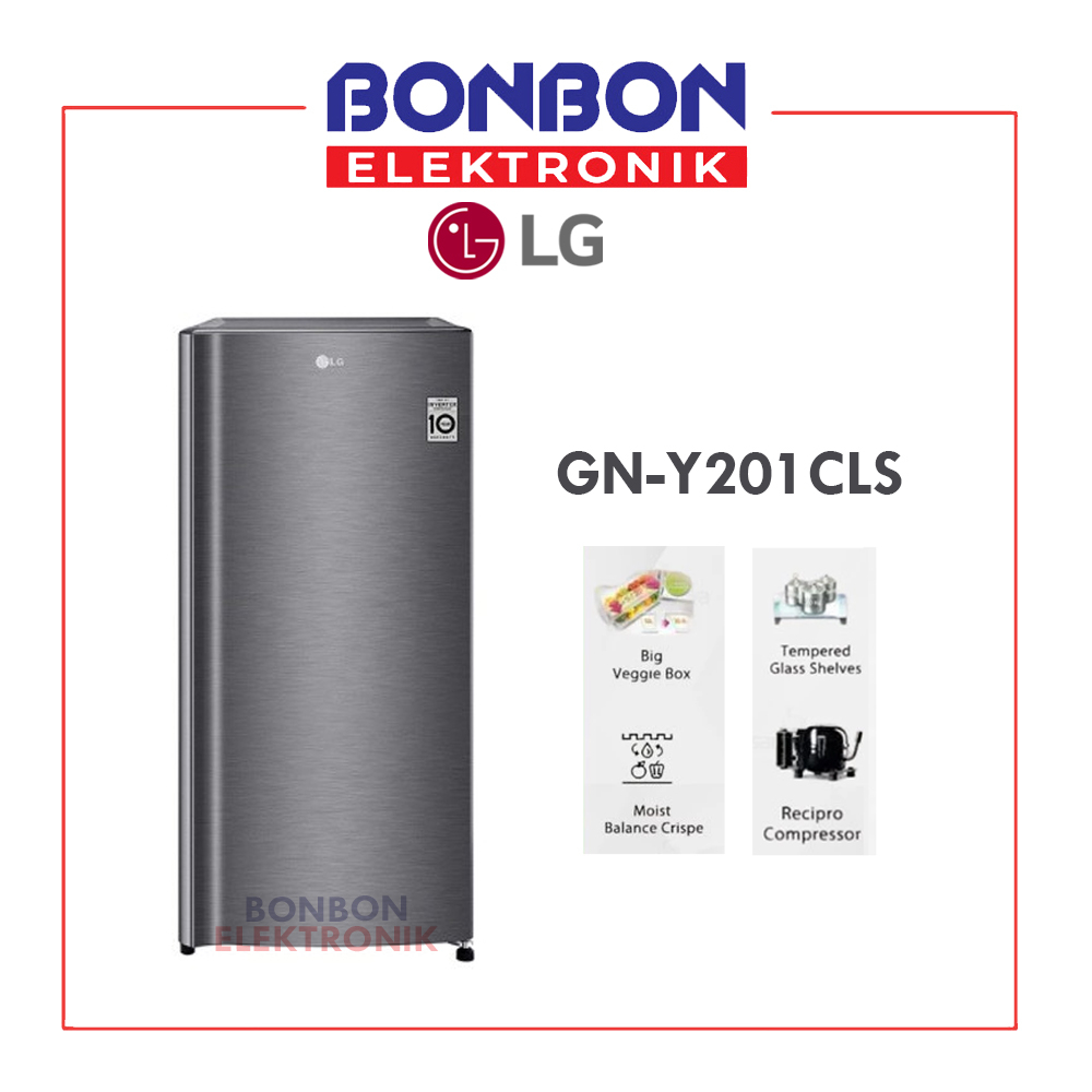 Jual LG Kulkas 1 Pintu 169 Liter GNY201CLS / GN