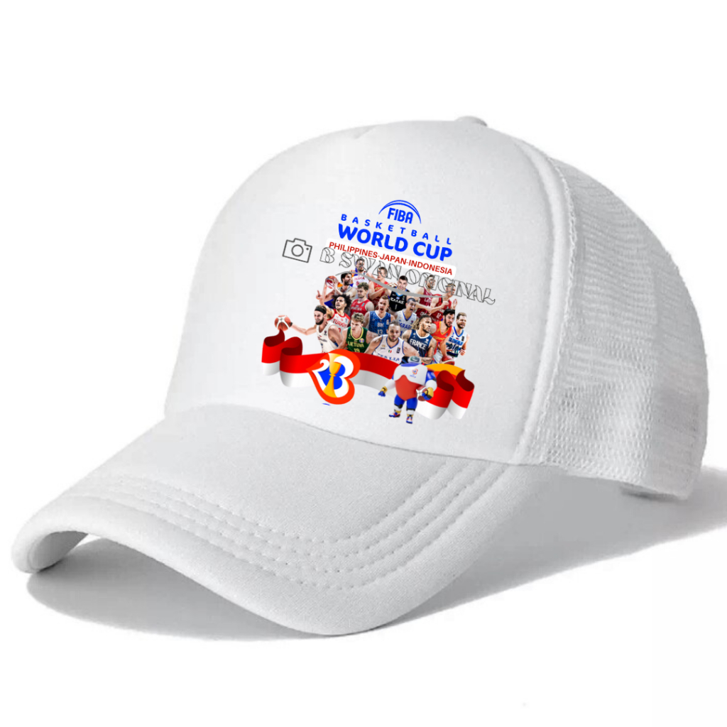 Jual Topi Jaring Jala Hat Trucker Maskot Fiba Basketball World Cup ...