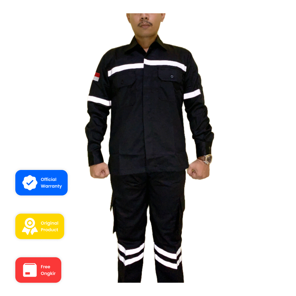 Jual Wearpack Katelpak Kemeja Safety Seragam Kerja Jumbo Proyek Tambang ...