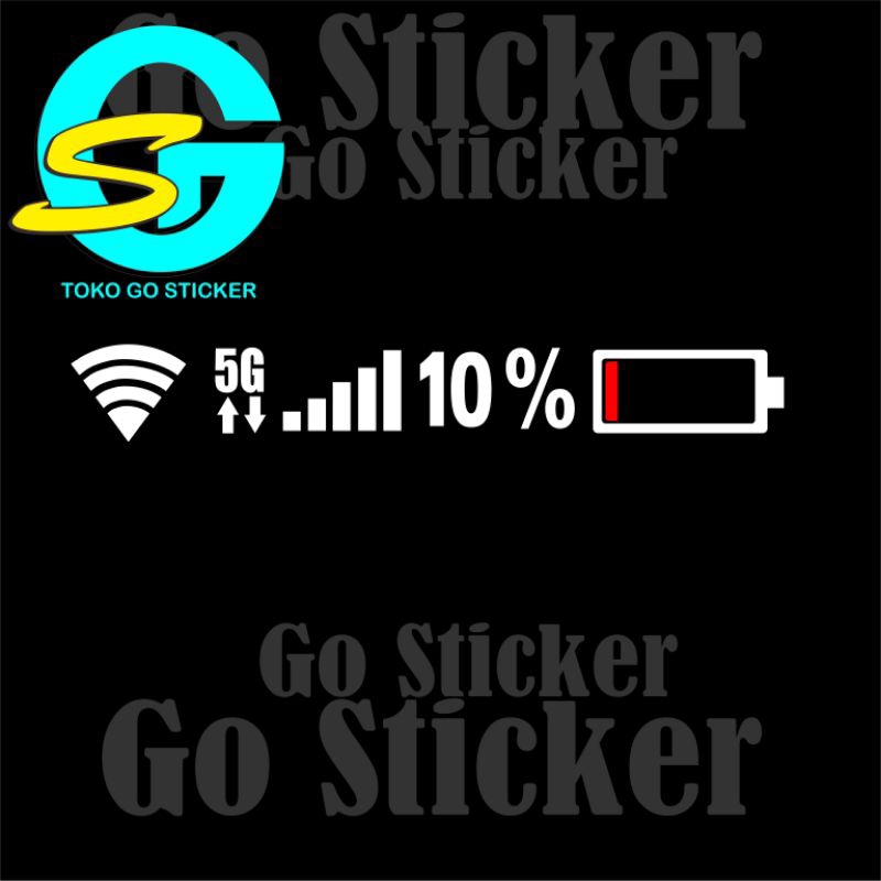 Jual sticker status battery low | Shopee Indonesia