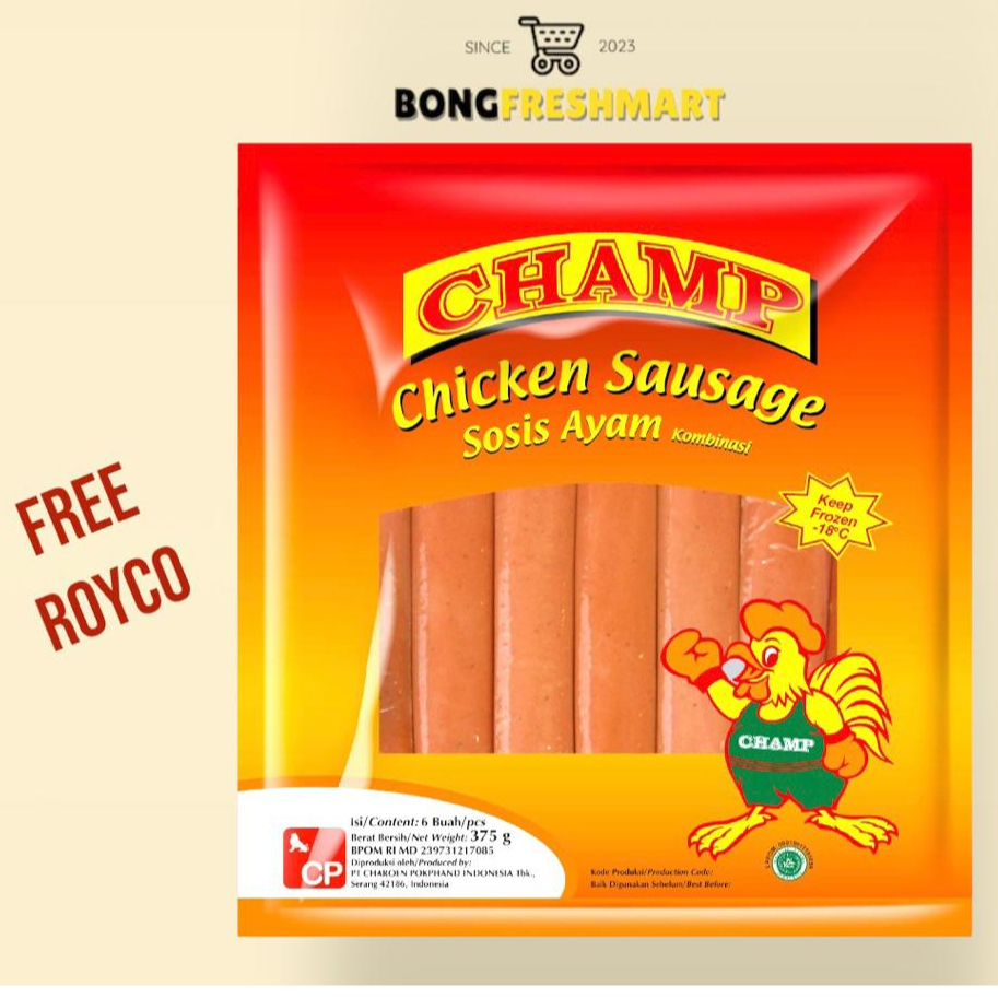 Jual Champ Chicken Sausage Sosis Ayam Serbaguna Frozen Food Gr