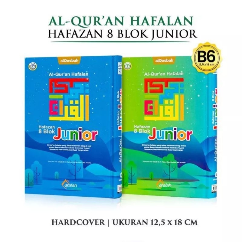 Jual Al Quran Hafalan Hafazan Blok Junior Ukuran B Hard Cover Al