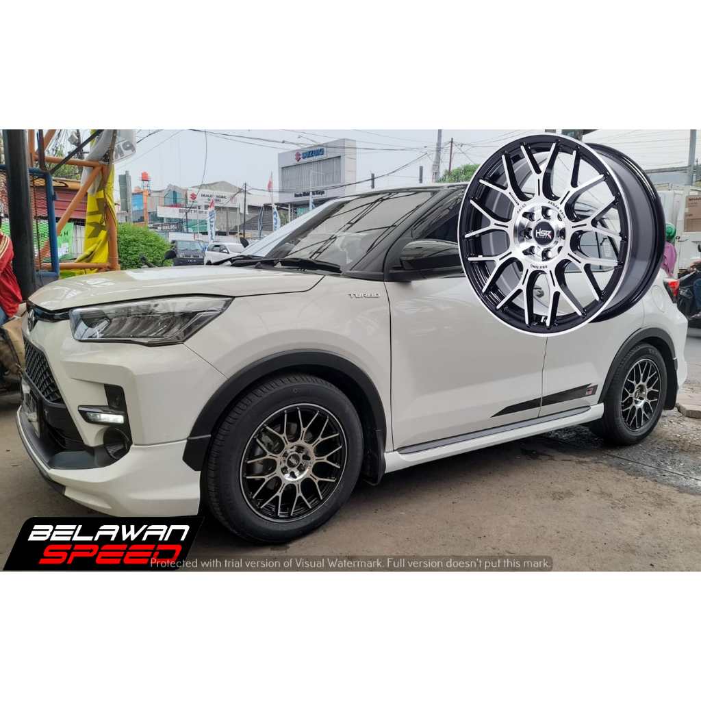 Jual VELG MOBIL RACING PELEK MODIFIKASI RING 17 HSR RAI S5 PCD 4X100 ...