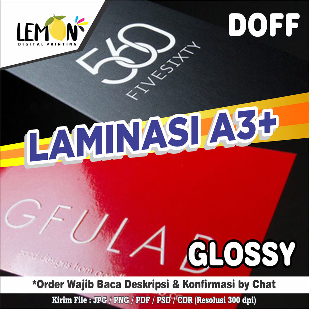 Jual Laminasi Doff Glossy A3 Shopee Indonesia