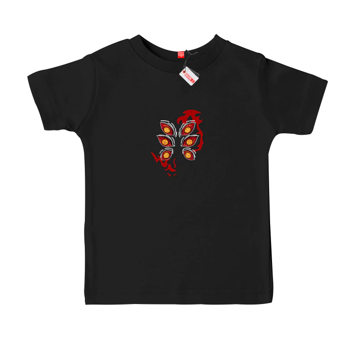 Baju Kaos Distro Anak Gambar KOKUSHIBO DEVIL DEMON SLAYER