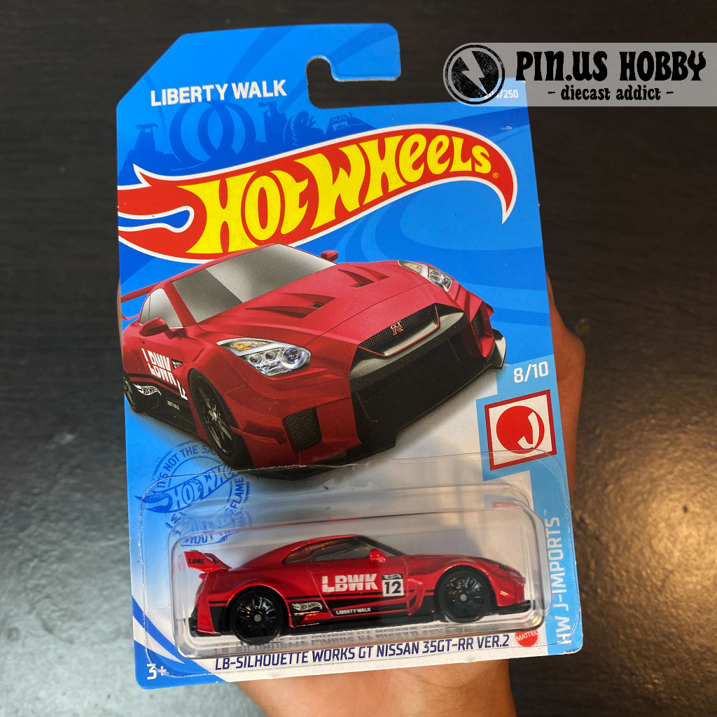 Jual HOT WHEELS LB SILHOUETTE WORKS GT NISSAN 35GT RR VER 2 LBWK MERAH ...
