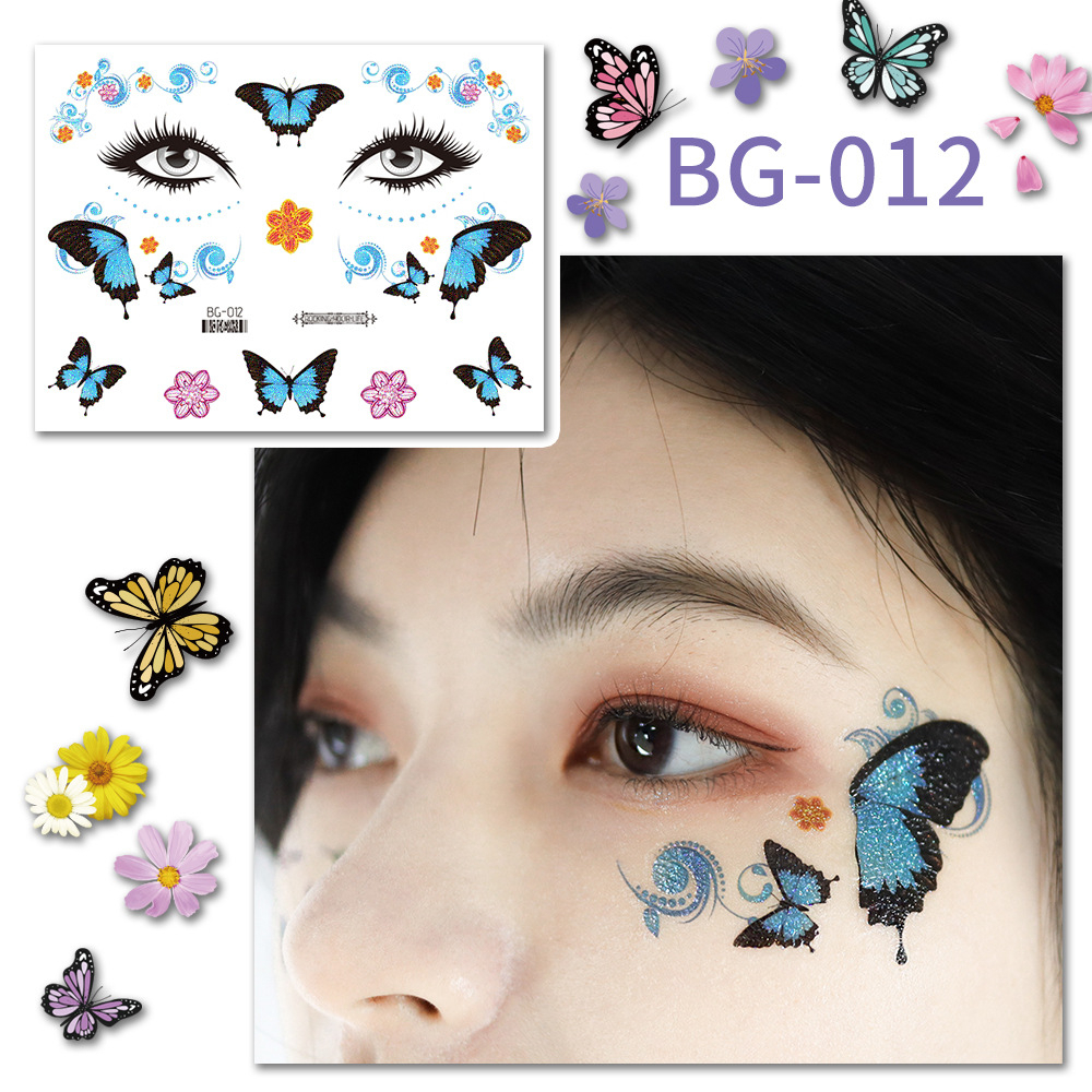 Jual [ NEW LW ] Tato Wajah Sticker Muka / Stiker Wajah Pesta / Face ...