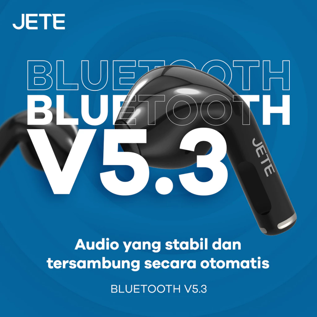 TWS - Headset Bluetooth - Earbuds JETE CE1 Bluetooth V5.3 - Garansi 2 Tahun