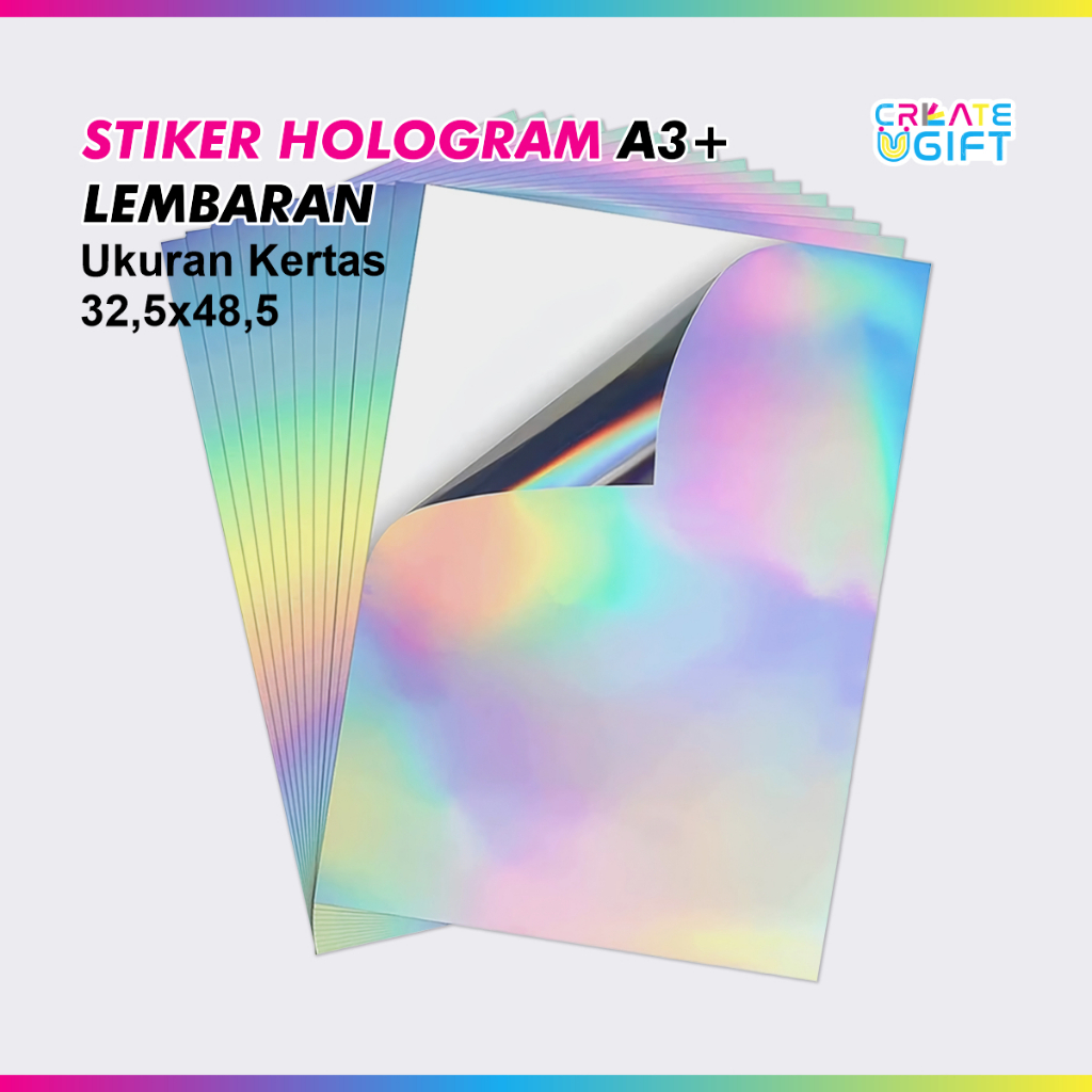 Jual Stiker Hologram A Lembaran Shopee Indonesia