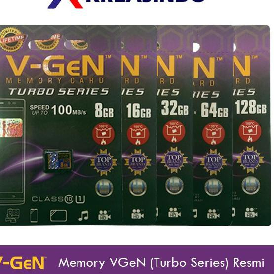 Jual Memory card V-GEN/ROBOT Micro SD Vgen 16GB 32GB 64GB Class 10 ...