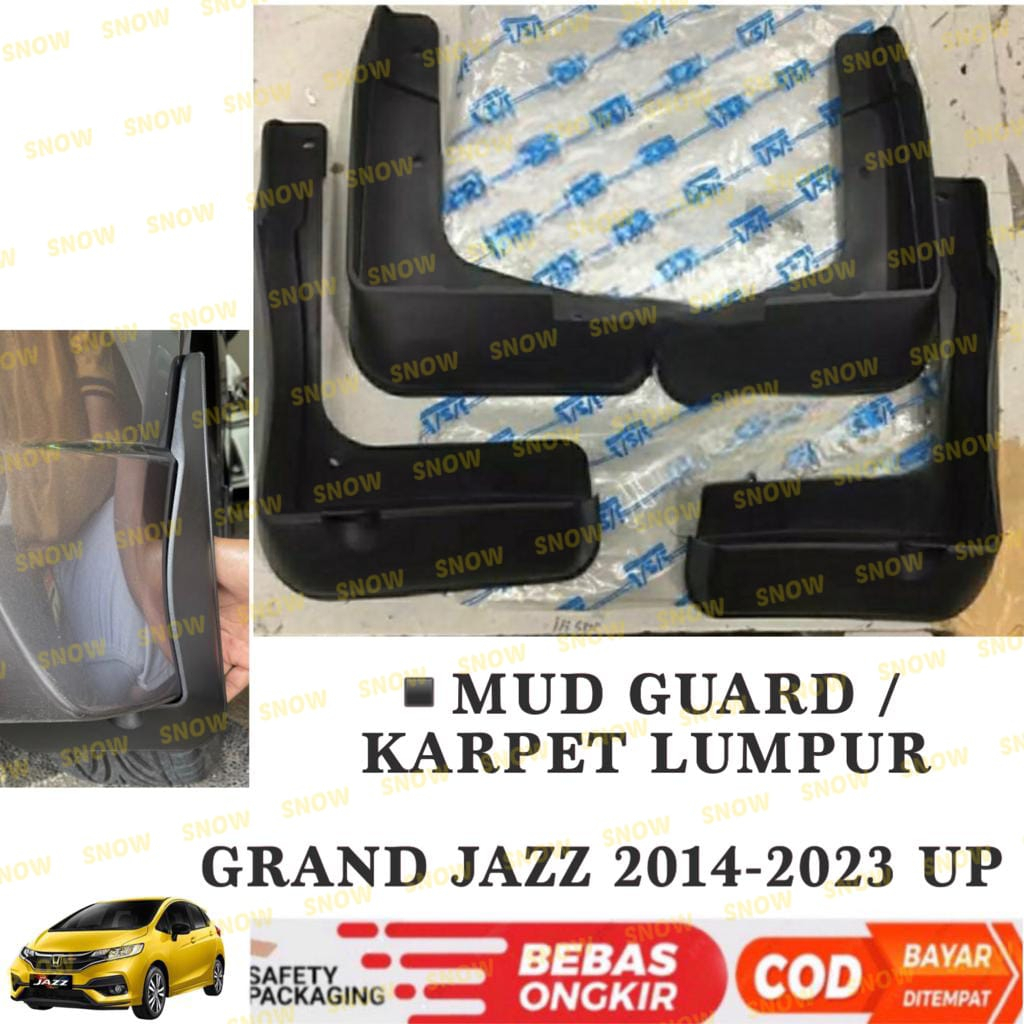 Jual Mud Guard Grand All New Jazz RS 2014 2022 2023 UP Karpet Lumpur Shopee Indonesia