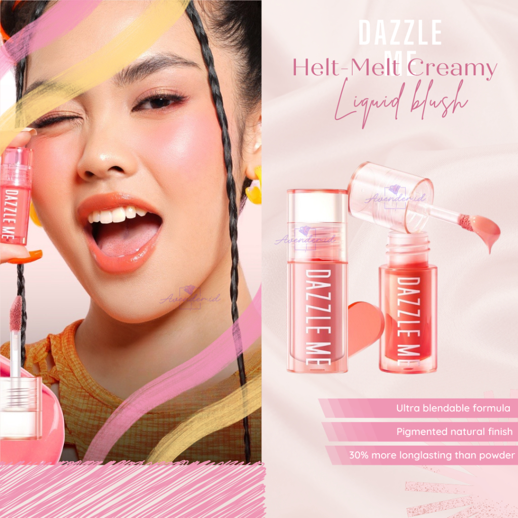 Jual AVENDER (GET 1 GIFT) DAZZLE ME HeartMelt Creamy Liquid Blush