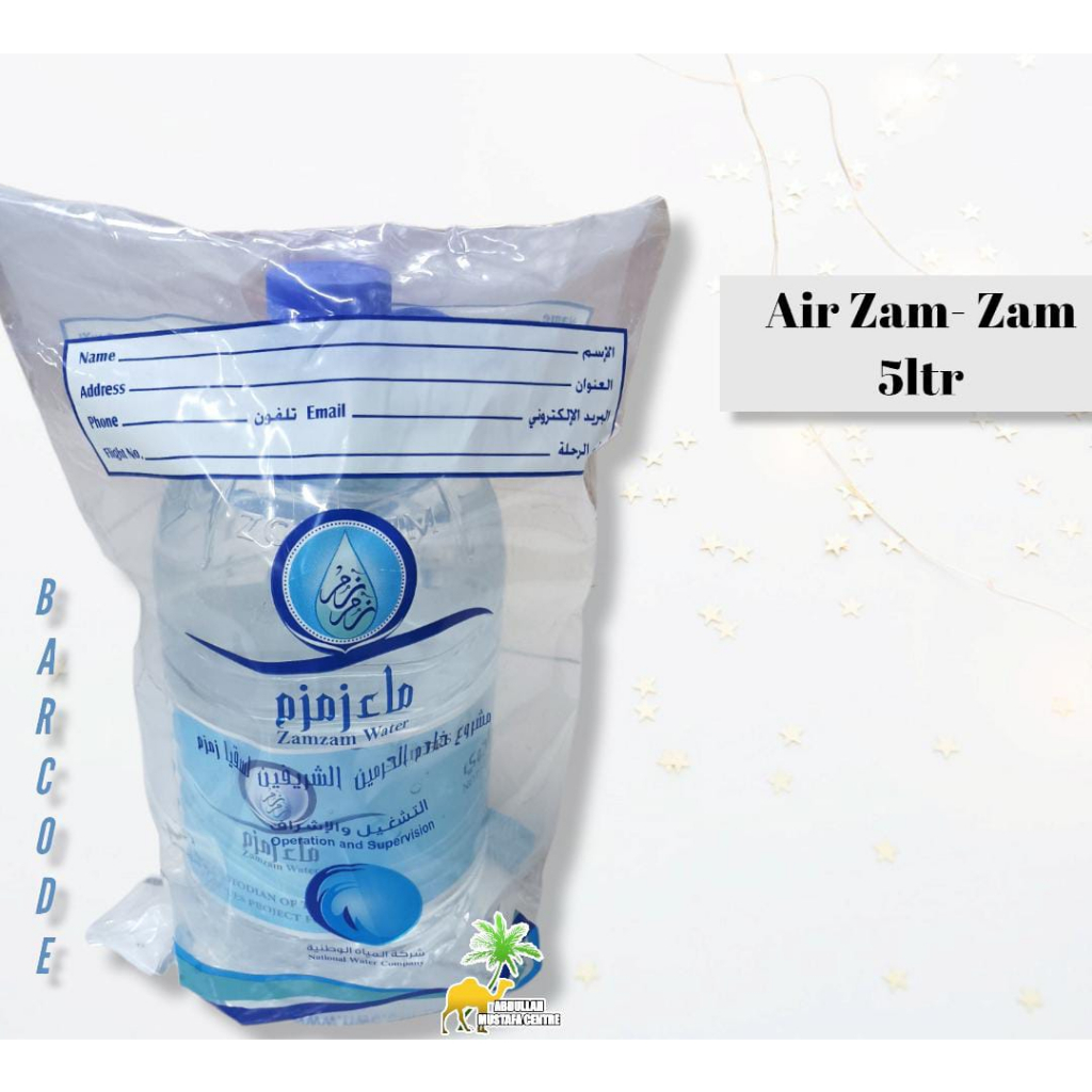 Jual Air Zam Zam 5 Liter Shopee Indonesia 4679