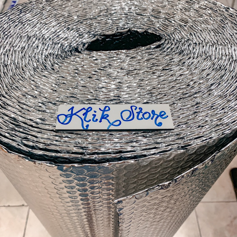 Bubble Aluminium Foil Peredam Panas Insulasi Atap Double Side PERMETER // KLIK STORE //