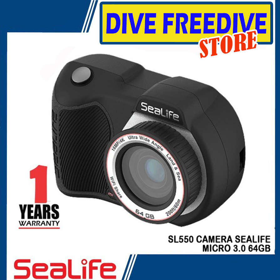 Jual SL550 Camera Pocket Sealife Underwater Micro 3.0 64gb Kamera Tahan